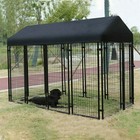 Jumbo Outdoor Dog Kennel Heavy Duty Pet Playpen Pre-galvanized Animal Cage Fence
