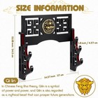 Barydat Katana Holder Sword Stand Wall Mount Samurai 3 Tier  Black Mainly