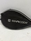 Wilson Ncode Tennis Racquet Case Carry Bag Black White Adjustable Strap Zip