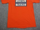 Vintage Lionel Electric Trains Shirt Mens Large Model Railroad Graphic 90s