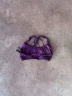 Victoria   s Secret Strappy Back Sports Bra In A Purple Shade