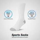 3-12 Pairs Mens Cotton Socks Athletics Crew Socks Unisex Sport Socks 9-11 10-13
