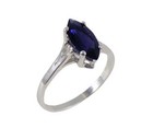 Iolite Ring 1ct 19thc Sacred Gem To Roman King Of Gods Jupiter Zeus Middle Ages