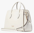 Nwb Kate Spade Knott Large Satchel Off White Leather Pxr00399 Cream Gift Bag Fs