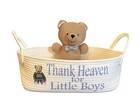 Mom s Gift Basket Baby Boy Newborn Shower Gift Thank Heaven For Little Boys