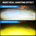 Fit Raptor 125 250 350 660r 700 700r 2pcs 6  inch Dual Color Led Work Light Bar