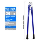 Zrggea Wire Cutters 36 Inch Wire Rope Cutter Heavy Duty Industrial-grade Wire