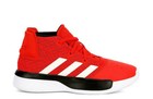 Adidas Boy s Pro Adversary 2019 Red white black Sneakers  bb9126  Size 11 Nwb