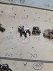 17 Vintage Salesman Sample Pins Mack Bulldog  Ford Truck  Jeep  Fire Truck Etc