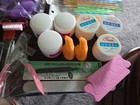 New Acrylic Nail Art Kit W  Glitter Powder  Tools  Mini Ubled Lamp  All You Need