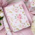  Pink Flower Wrapping Paper  Reversible Pink 17in X 32 8ft Flowers - Pink Rose
