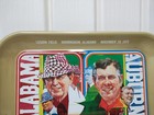 Vtg Coca Cola Tin Tray Bear Bryant Shug Jordan Alabama Auburn Football 1975