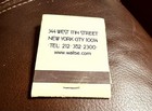 Wallse Restaurant  New York City  Matchbook With Matches