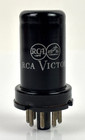 Lot Of 6 Vintage Rca Victor 6sj7 Metal Vacuum Electron Tubes Black Untested