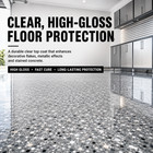Pourla Ultrashield Polyaspartic Floor Coating Kit  Clear Top Coat  2 Gallon Kit