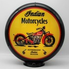 Indian Motorcycle 13 5  Gas Pump Globe - Ships Assembled - Ready For Display  