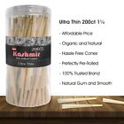 Kashmir Pre Rolled Cones 200 Ct Jar 1 1 4 Size Ultrathin Rolling Papers Cones