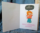 Happy Boy 7th Birthday Vintage Hallmark Birthday Greeting Card New 1970 s Os34