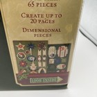 New Seasons Paper Boutique Deluxe Holiday Scrapbook Kit 65pc Green Gold Xmas