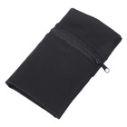Wrist Pouch Wrist Wallet Sports Wristband Wallet With Zipper Black New