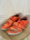 Adidas Men   s Jumpstar Long Jump Track   Field Shoes Orange Us 12