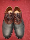 Johnston And Murphy Aristocraft Vintage Shoes Brown   Black Two Tone 12m Euc