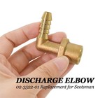 Zntvw 02-3522-01 Discharge Elbow Compatible With Scotsman Ice 0 45   Yellow