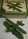 Vtg Remington Firearms Beechcraft D17 Staggerwing Die Cast Bank By Spec Cast 90s