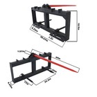 49  Tractor Hay Spear Sleeve Skid Steer Loader 3000lbs Quick Attach