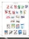 Collection   Yugoslavia Part B Scott Album Page  1961 1971  Cat  104 Mint   Used