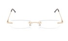 Eye Zoom Rimless Reading Glasses With Slim Case Men And Women  Multi Color