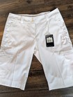 Nike Golf Tour Performance Women s Modern Rise Stay Cool Shorts White Sz 6 New