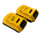 Dewalt Dcb203-2 20v Max 20-volt Compact 2 0ah Li-ion Tool Battery 2-pack   0008