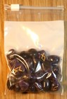 Amethyst Rune Set With Meanings  Elder Furthark   Blank  And Woven Organic Bag