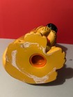 Vtg Sad Eyes Basset Hound Large Coin Piggy Bank Puppy Dog Vinyl W  Stop 70   s