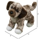 Douglas Spud Mixed Breed Mutt Dog Plush 8   20 Cm  Long  Brown   Cream 