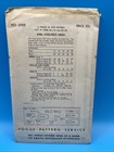 Vintage Original 1940s Vogue Sewing Pattern- No  5988    one-piece Dress    Size 14