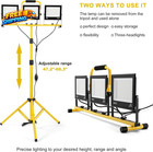 30000 Lumen Work Lights With Stand 3 Adjustable Head Led Work Light