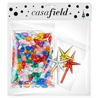 108 Replacement Silver Glitter Ceramic Christmas Tree Light Bulbs 3 Star Toppers