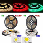    2835 5050 5630 Smd Led Strip 5m 300 Leds 12v Super Bright Flexible Light