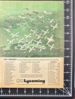 Lycoming Aircraft Engines Sky Parade Vintage 2 Page Print Ad 1959