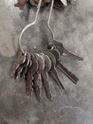 Lot Of 5 Bundles Of Vintage Antique Old Keys Varying Shapes And Styles