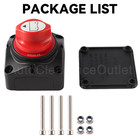 12v Battery Disconnect Rotary Switch Cut On off Set For Car Rv Suv Marine Boat
