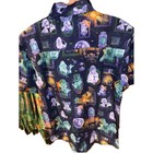 2025 Disney Parks Rsvlts Haunted Mansion Navy Shirt Hatbox Ghost Size Xl Nwt