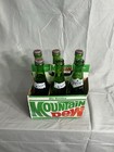 Vintage Mountain Dew 10oz Bottles Lot Of 6 Sprite Original 6 Pack Carrier
