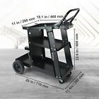 Welding Cart 3 Tiers 400 Lbs Welder Welding Cart With 360   Swivel Wheels