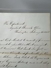 Old Pre Civil War Letter  From The War Department Court Marshal West Point N y 