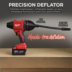 Air Deflator For Milwaukee Precision Blower     Deflate Air Mattress  Pool