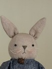 9  Handmade Primitive Spring Easter Bunny With Jacket
