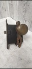 Atq Victorian eastlake Style Door Set  Including A Mortise Lock And Knobs